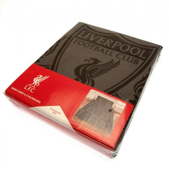 FC Liverpool obliečky na dvojposteľ black and grey
