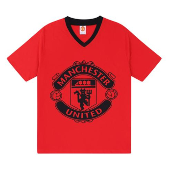 Manchester United pánske pyžamo SLab crest black