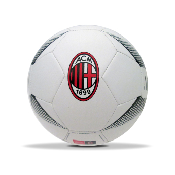 AC Milano futbalová lopta white