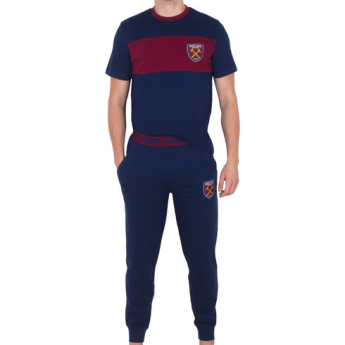 West Ham United pánske pyžamo Long navy