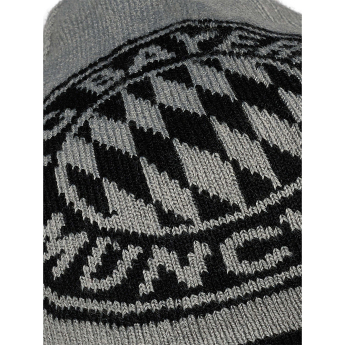 Bayern Mníchov detská zimná čiapka Reverse grey
