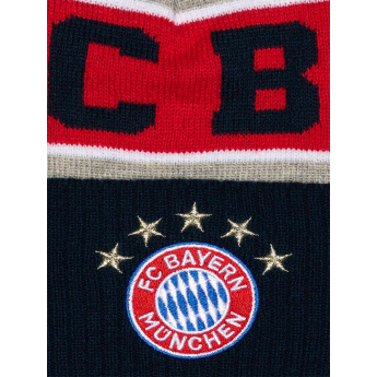 Bayern Mníchov detská zimná čiapka Pom multi