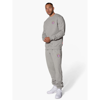 Bayern Mníchov pánske tepláky Logo grey