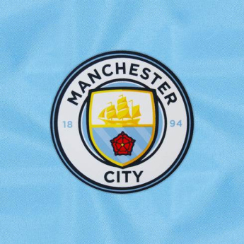 Manchester City pánska bunda s kapucňou Shower navy