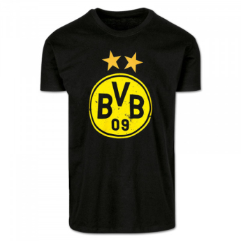 Borussia Dortmund pánske tričko Logo black
