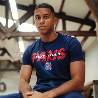 Paris Saint Germain pánske tričko Slogan blue