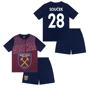 West Ham United detské pyžamo Text Souček
