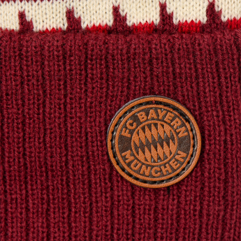 Bayern Mníchov detská zimná čiapka Winter red