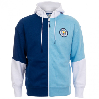 Manchester City pánska mikina s kapucňou No2 zip half