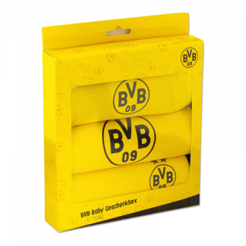 Borussia Dortmund novorodenecká sada 3 pcs yellow (62/98)