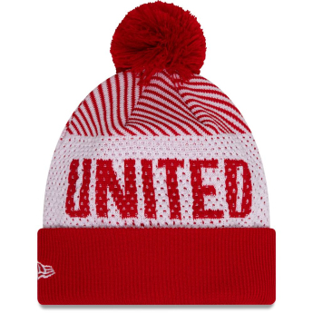 Manchester United detská zimná čiapka Engineered Cuff Red