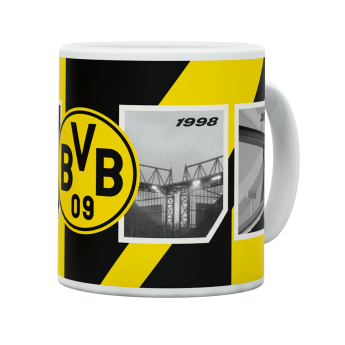 Borussia Dortmund hrnček Stadium retro