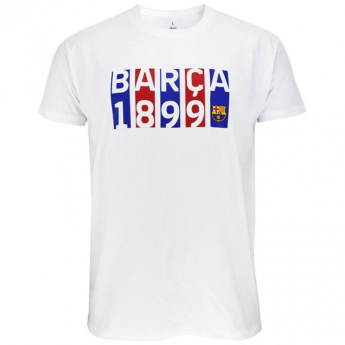 FC Barcelona detské tričko Flag white