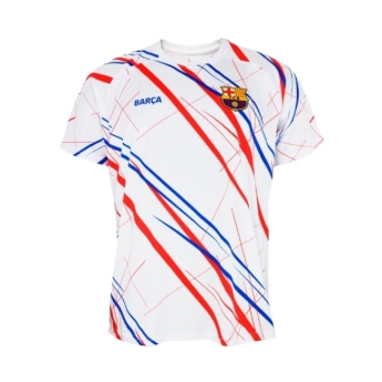 FC Barcelona detský futbalový dres Lined white
