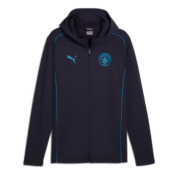 Manchester City pánska mikina s kapucňou Casuals navy