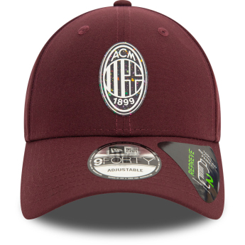 AC Milano čiapka baseballová šiltovka 9Forty Repreve Fleck  maroon