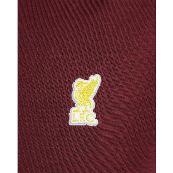 FC Liverpool detská mikina s kapucňou Club bordo
