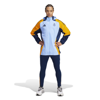Real Madrid pánska futbalová bunda Allweather globlue