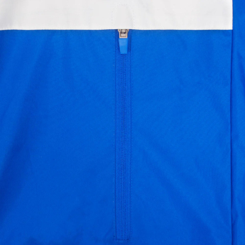 FC Chelsea pánska bunda s kapucňou Shower blue white