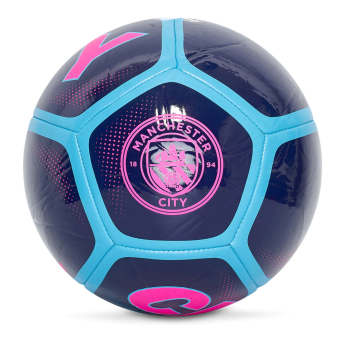 Manchester City futbalová lopta Logo Away