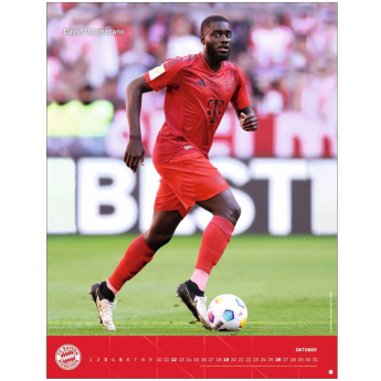 Bayern Mníchov kalendár 2025 Wall