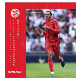 Bayern Mníchov kalendár 2025 Postcard