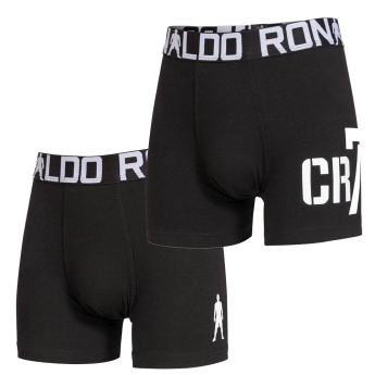 Cristiano Ronaldo detské boxerky 2pack CR7 fullblack