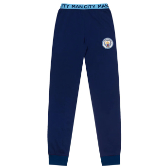 Manchester City pánske pyžamo Long Stripe