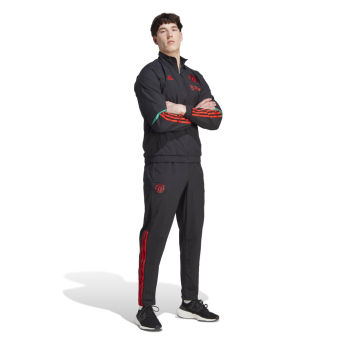 Manchester United pánska bunda TIRO 23 Presentation black