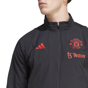 Manchester United pánska bunda TIRO 23 Presentation black