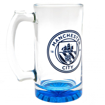 Manchester City poháre Stein Glass Tankard CC