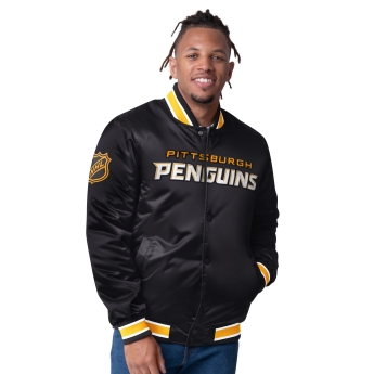 Pittsburgh Penguins pánska bunda The CLOSER Reversible Varsity Satin
