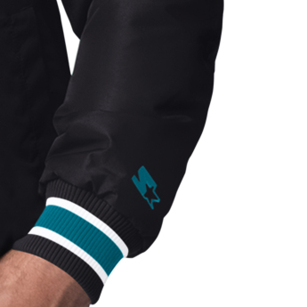 San Jose Sharks pánska bunda The CLOSER Reversible Varsity Satin