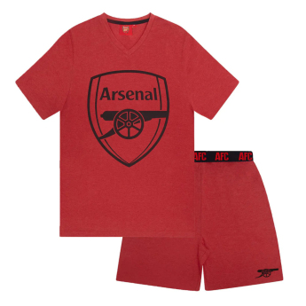 FC Arsenal pánske pyžamo Red Marl