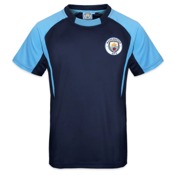 Manchester City detský futbalový dres Poly navy