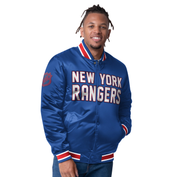New York Rangers pánska bunda The CLOSER Reversible Varsity Satin