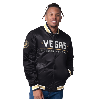 Vegas Golden Knights pánska bunda The CLOSER Reversible Varsity Satin