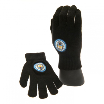 Manchester City detské rukavice black