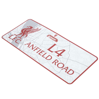 FC Liverpool ceduľa na stenu Route To
