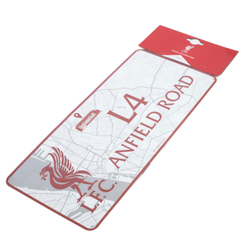 FC Liverpool ceduľa na stenu Route To