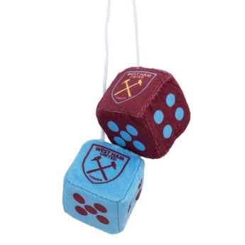 West Ham United kocky do auta Hanging Dice
