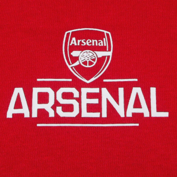 FC Arsenal pánska mikina s kapucňou Zip red