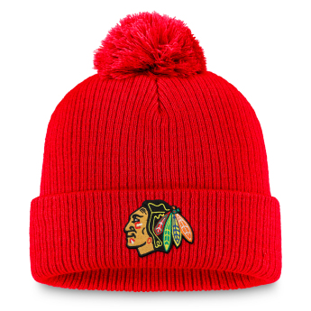 Chicago Blackhawks zimná čiapka A/CAP Beanie Cuff Pom
