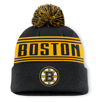 Boston Bruins zimná čiapka A/CAP Beanie Cuff W/Pom