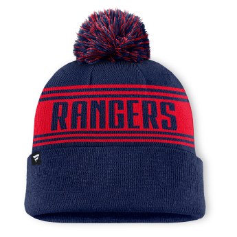 New York Rangers zimná čiapka A/CAP Beanie Cuff W/Pom