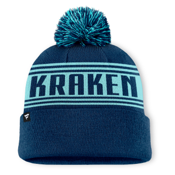 Seattle Kraken zimná čiapka A/CAP Beanie Cuff W/Pom