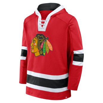 Chicago Blackhawks pánska mikina s kapucňou Mens Laced Hockey
