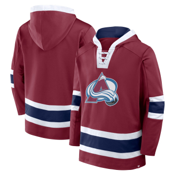 Colorado Avalanche pánska mikina s kapucňou Mens Laced Hockey