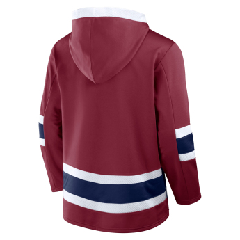 Colorado Avalanche pánska mikina s kapucňou Mens Laced Hockey