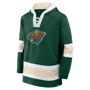 Minnesota Wild pánska mikina s kapucňou Mens Laced Hockey